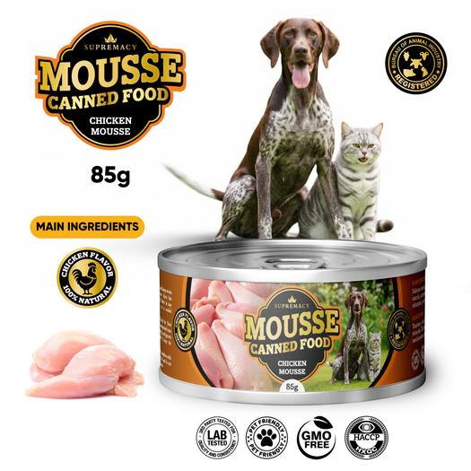 Product image - Mousse Canned Food Chicken for Dogs and Cats