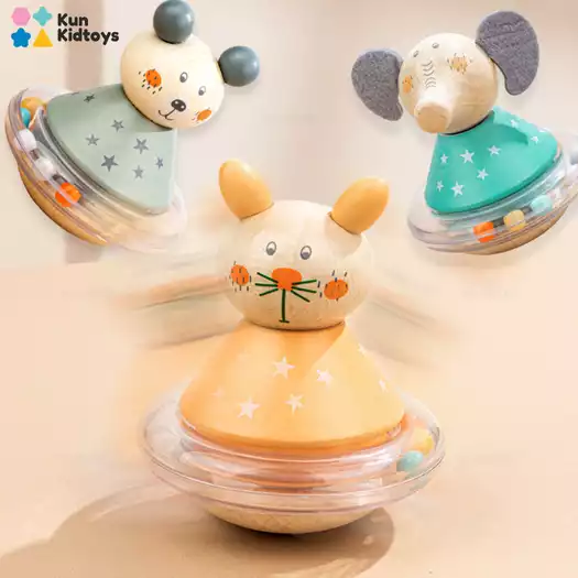 Product image - Lật đật gỗ dễ thương