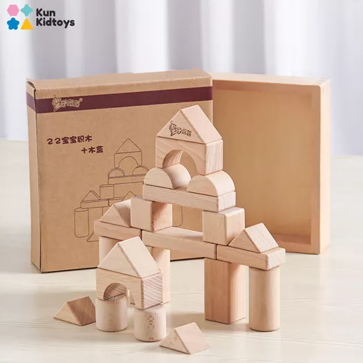 Product image - Xếp hình bằng gỗ không sơn