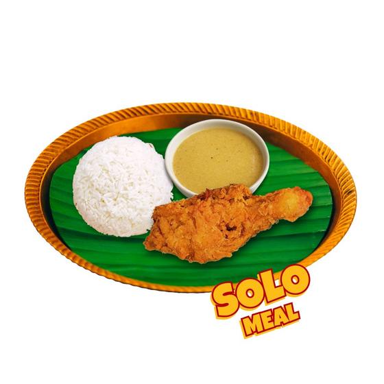 Product image - Solo Meal - Krispy Fried Chicken + Rice + Gravy