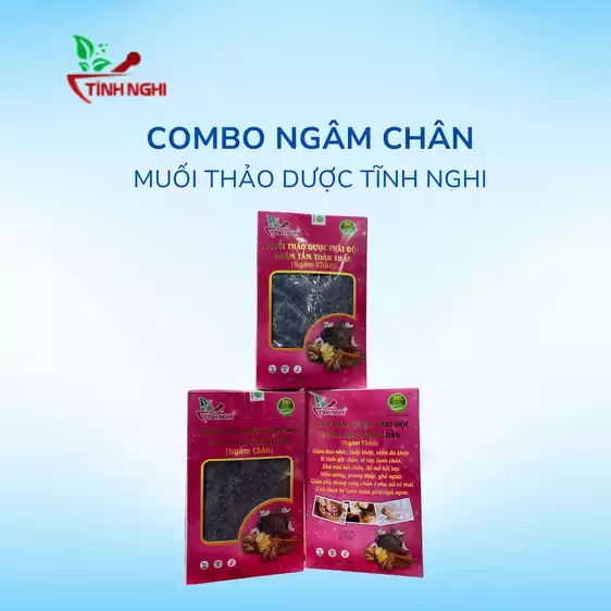 Product image - Combo 3 muối ngâm chân thảo dược