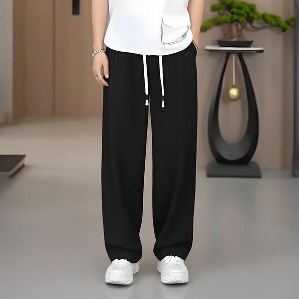 Product image - Q501 Quần suông đũi Quảng Châu cao cấp form rộng siêu mát