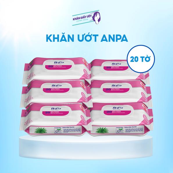 Product image - Khăn giấy ướt Anpa 20 tờ
