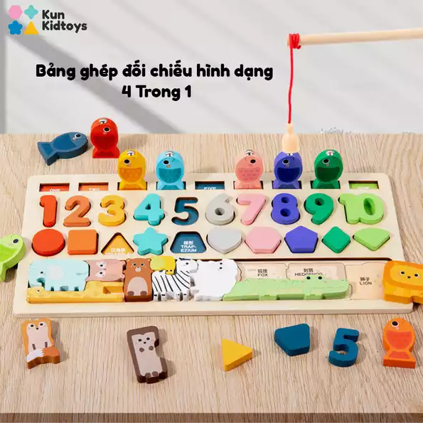 Product image - Bảng bận rộn 4 trò chơi