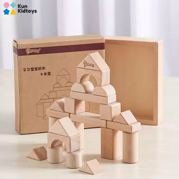 Product image - Xếp hình bằng gỗ không sơn