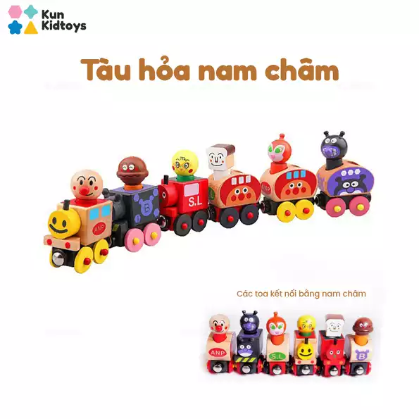 Product image - Bộ đồ chơi xe lửa nam châm