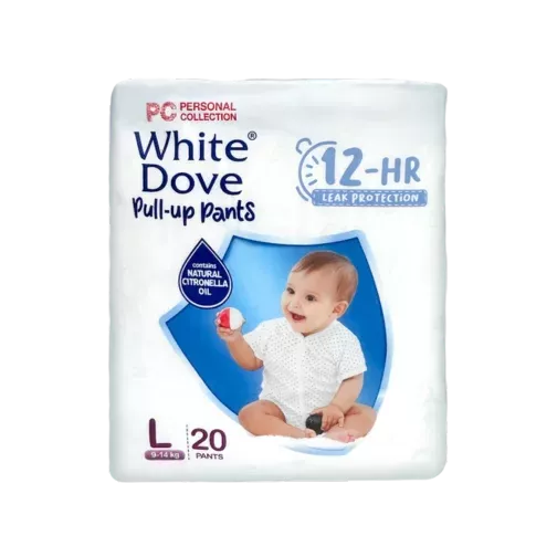 Product image - WHITE DOVE BABY PULL-UP PANTS