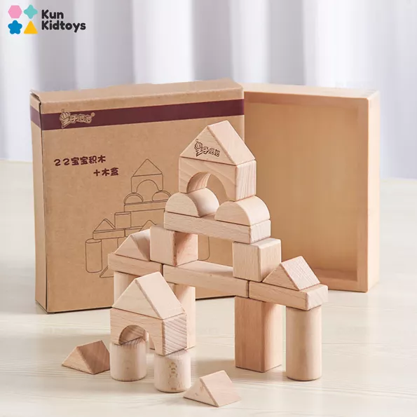 Product image - Xếp hình bằng gỗ không sơn