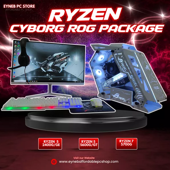 Product image - AMD Ryzen Cyborg White Package