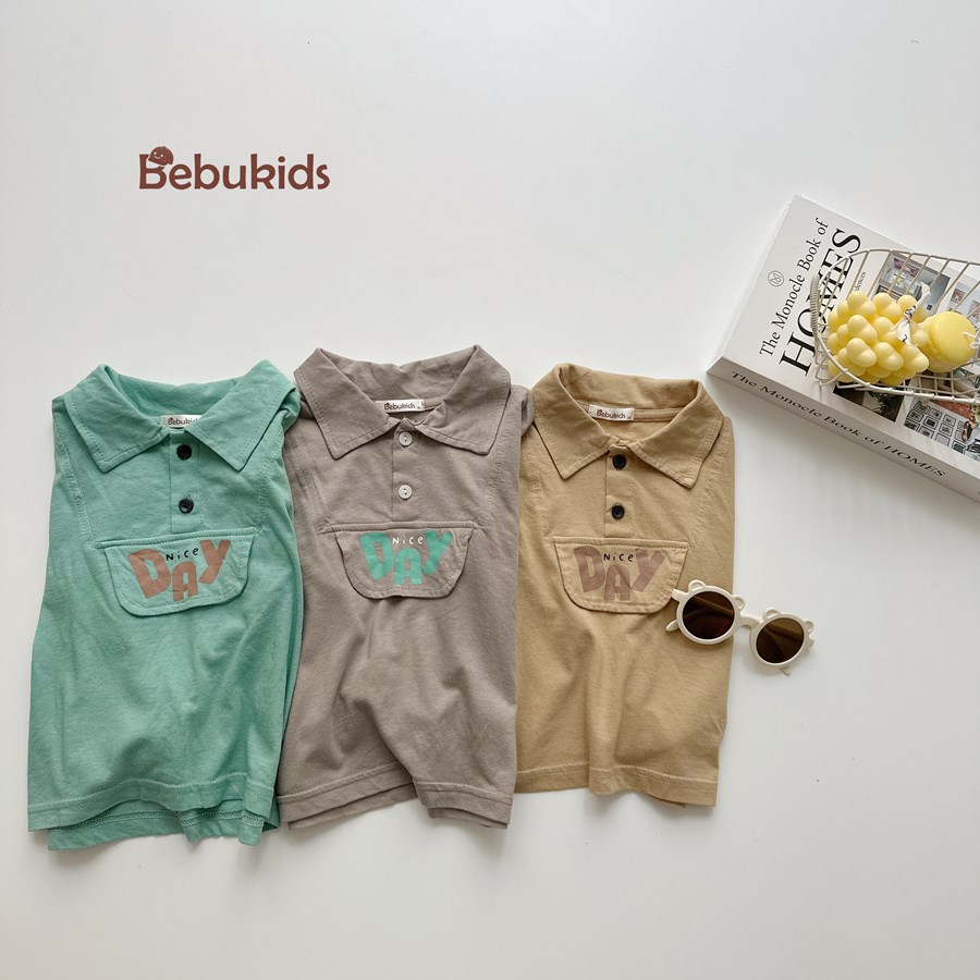 SB2385- bộ cộc có cổ dài tay in niceday dưới nẹp