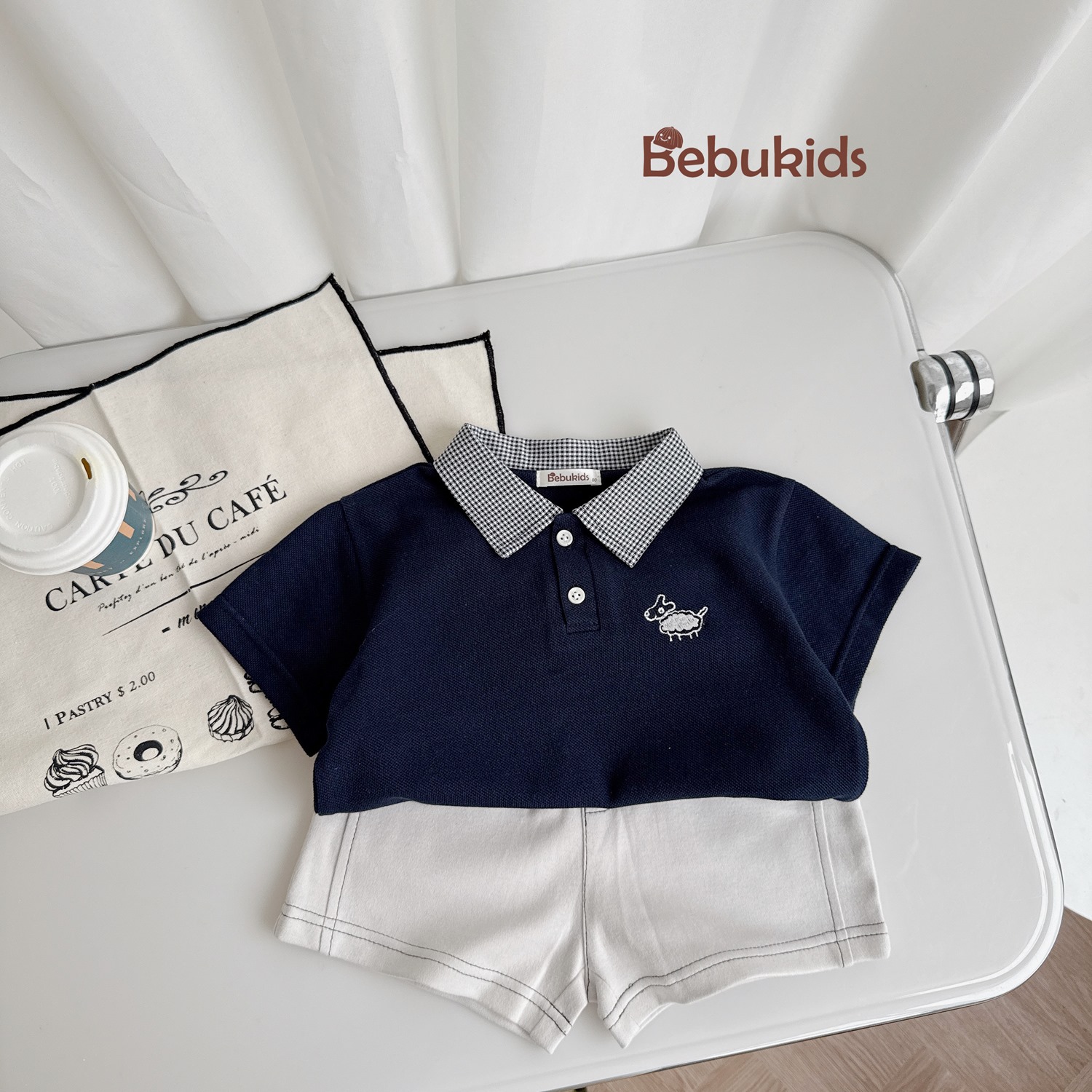 SB2386- bộ polo mix màu bé trai thanbe