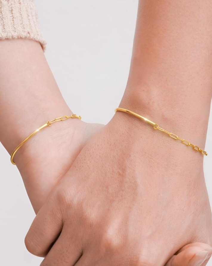 Vòng Sincera 1/2 Anchor of Love | Xi Vàng 18K