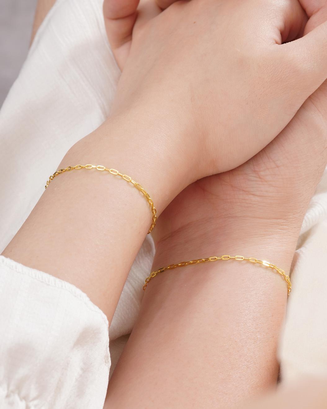 Vòng Tay Sincera Paper Clip | Xi vàng