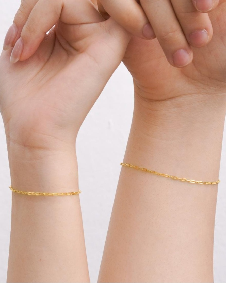 Vòng Tay Sincera Paper Clip | Xi vàng