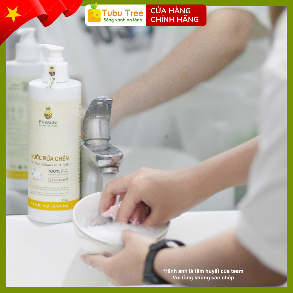 Nước rửa chén Fuwa3e 3,8L — ảnh 4
