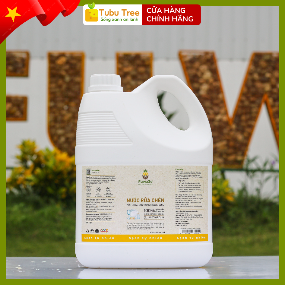 Refill Nước rửa chén Fuwa3e 10L — ảnh 3