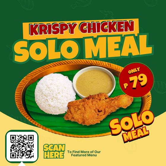 Product image - Solo Meal - Krispy Fried Chicken + Steamed Rice