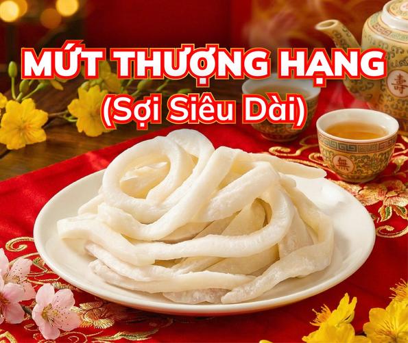 Product image - Mứt Dừa Sáp Thượng Hạng - Siêu Dài