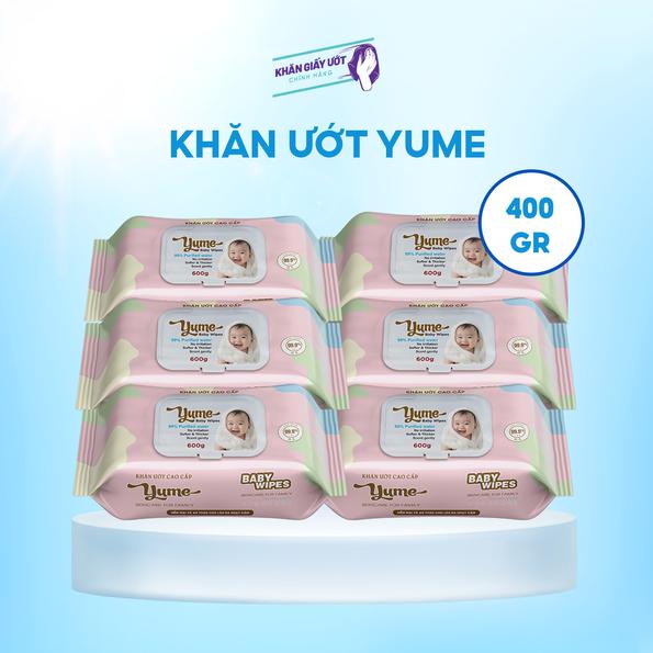 Product image - Khăn giấy ướt Cao Cấp Yume 400gr