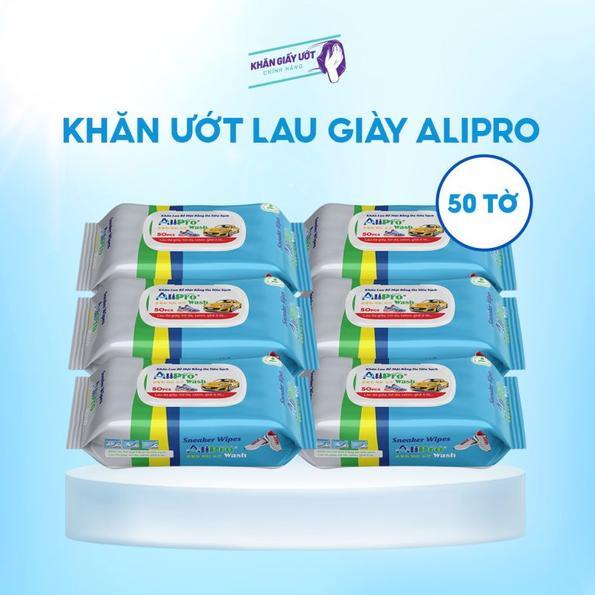 Product image - Khăn lau giày Ali Pro Wash 50 tờ