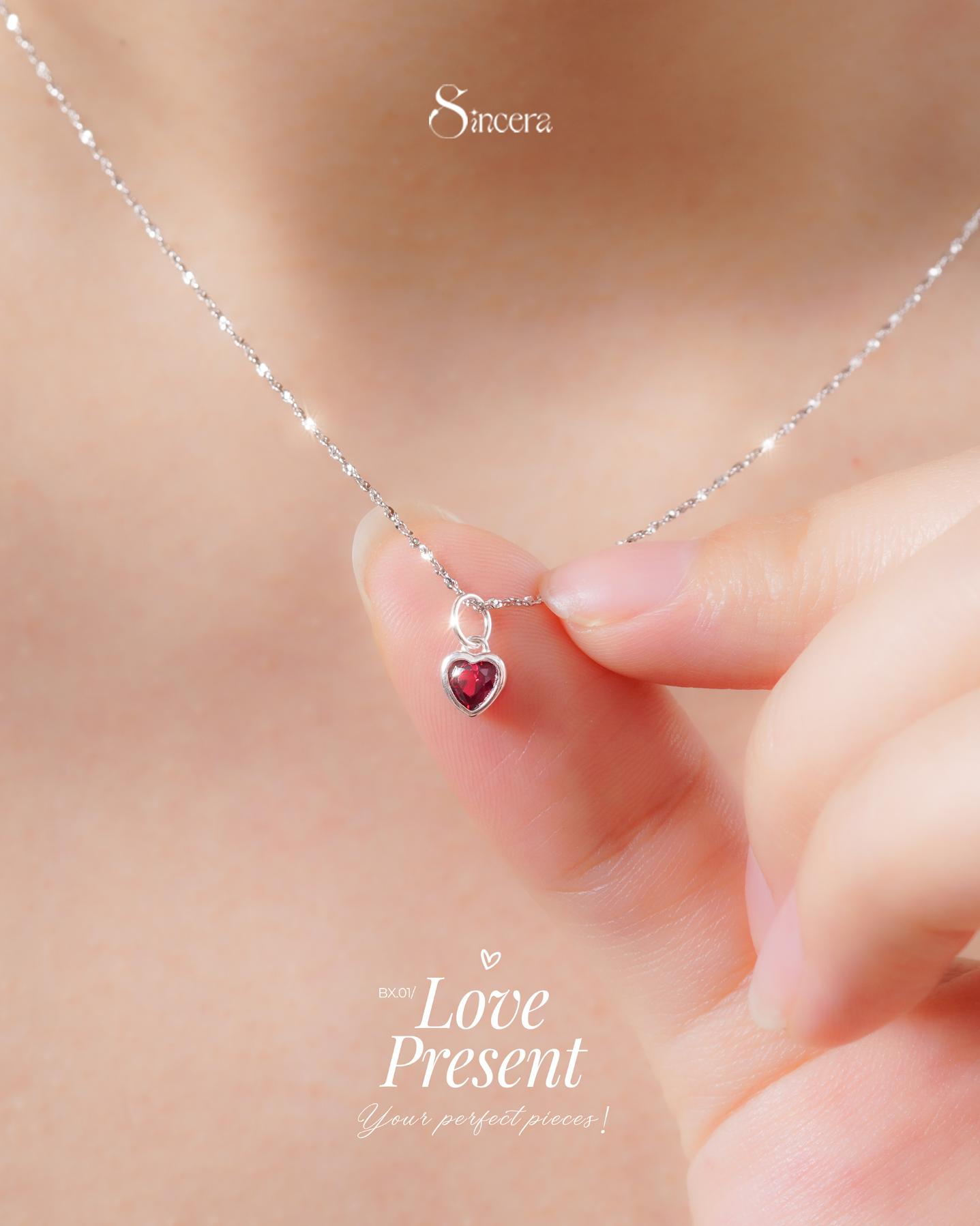 Dây Chuyền Sincera DCHEARTYS01 | Bạc s925 1