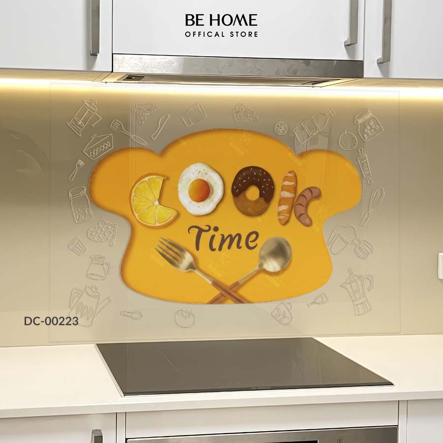 Decal Dán Bếp Họa Tiết Đáng Yêu Chống Nước, Chống Dầu Mỡ, Làm Mới Không Gian Bếp, Dễ Lau Chùi - BeHome Decor