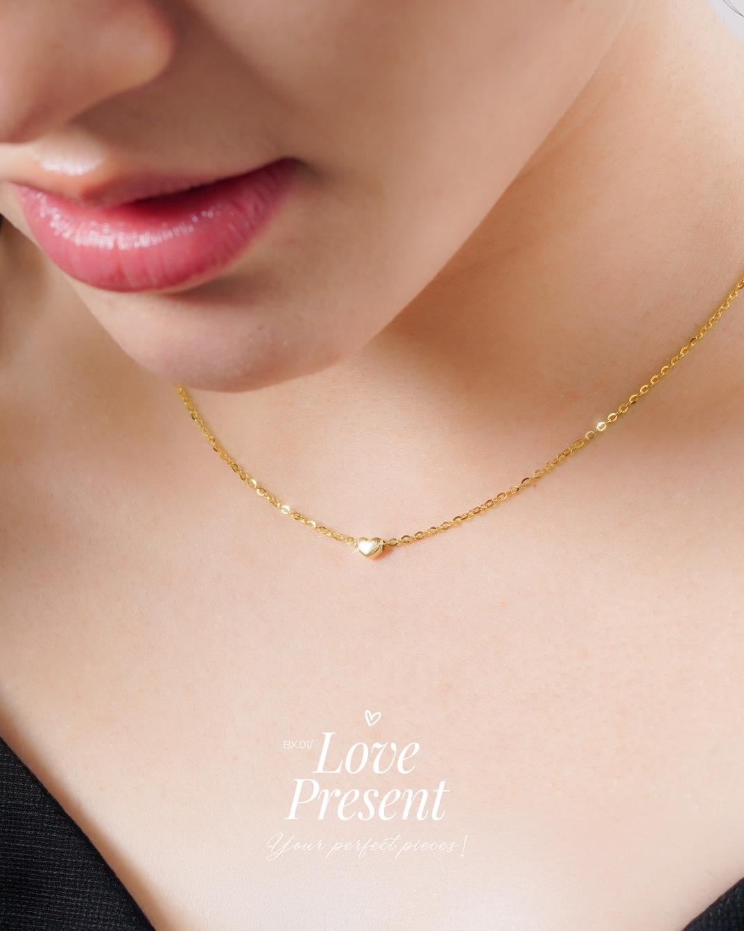 Dây Chuyền Sincera DCHEARTYG01 | Bạc s925 6