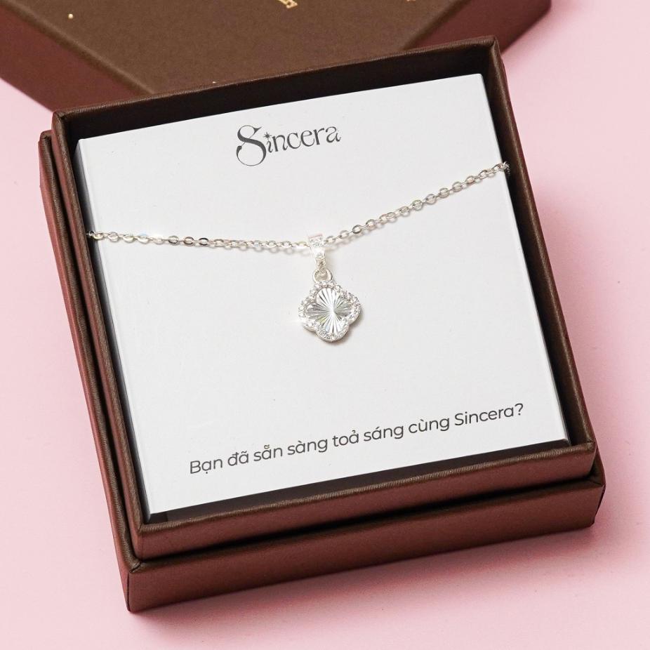 Dây Chuyền Sincera Clover DCVCA01 | Bạc s925 3