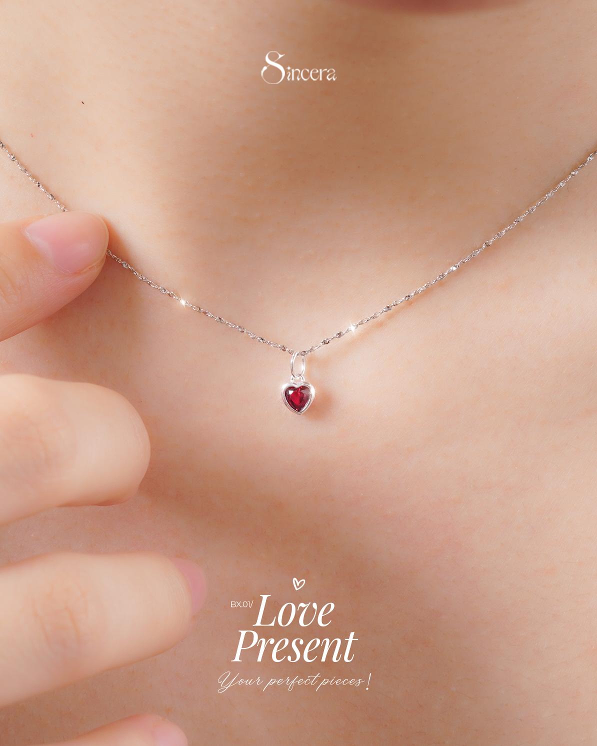 Dây Chuyền Sincera DCHEARTYS01 | Bạc s925 4