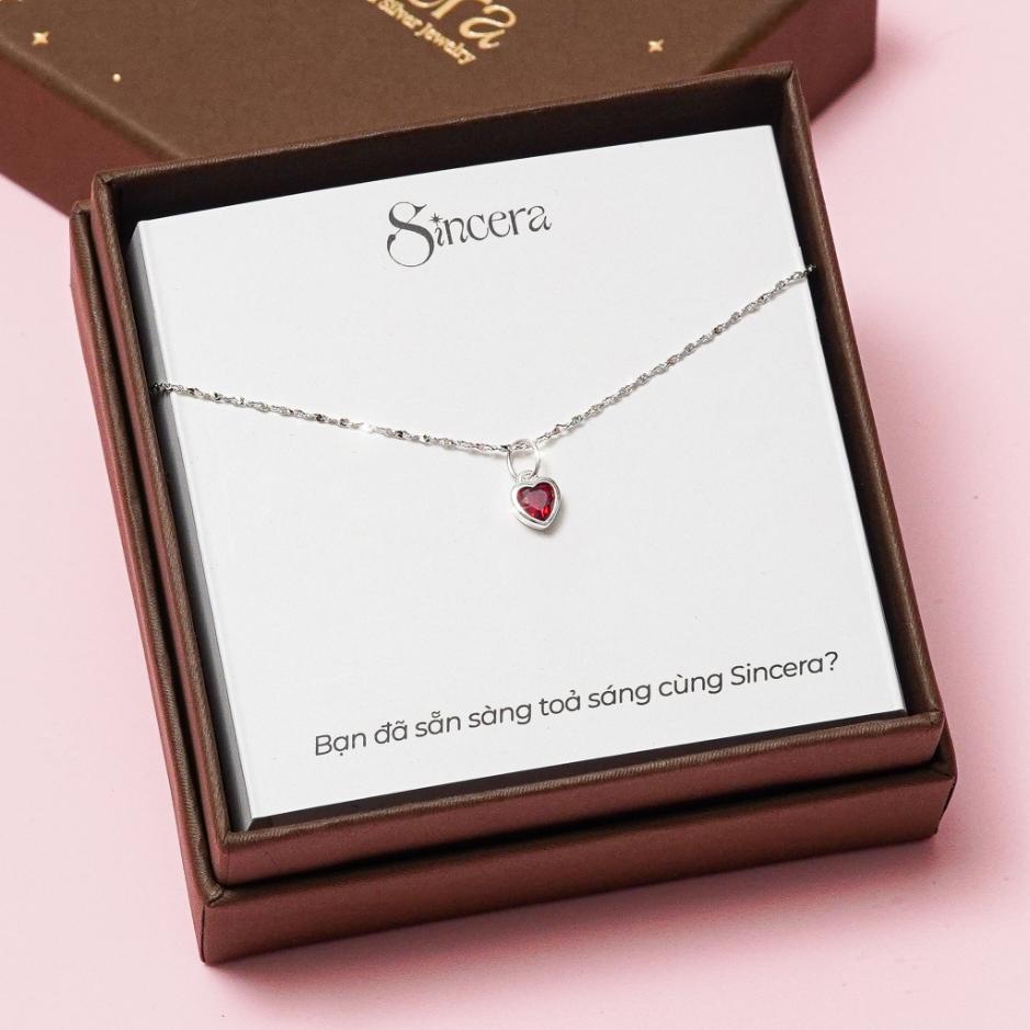 Dây Chuyền Sincera DCHEARTYS01 | Bạc s925 3