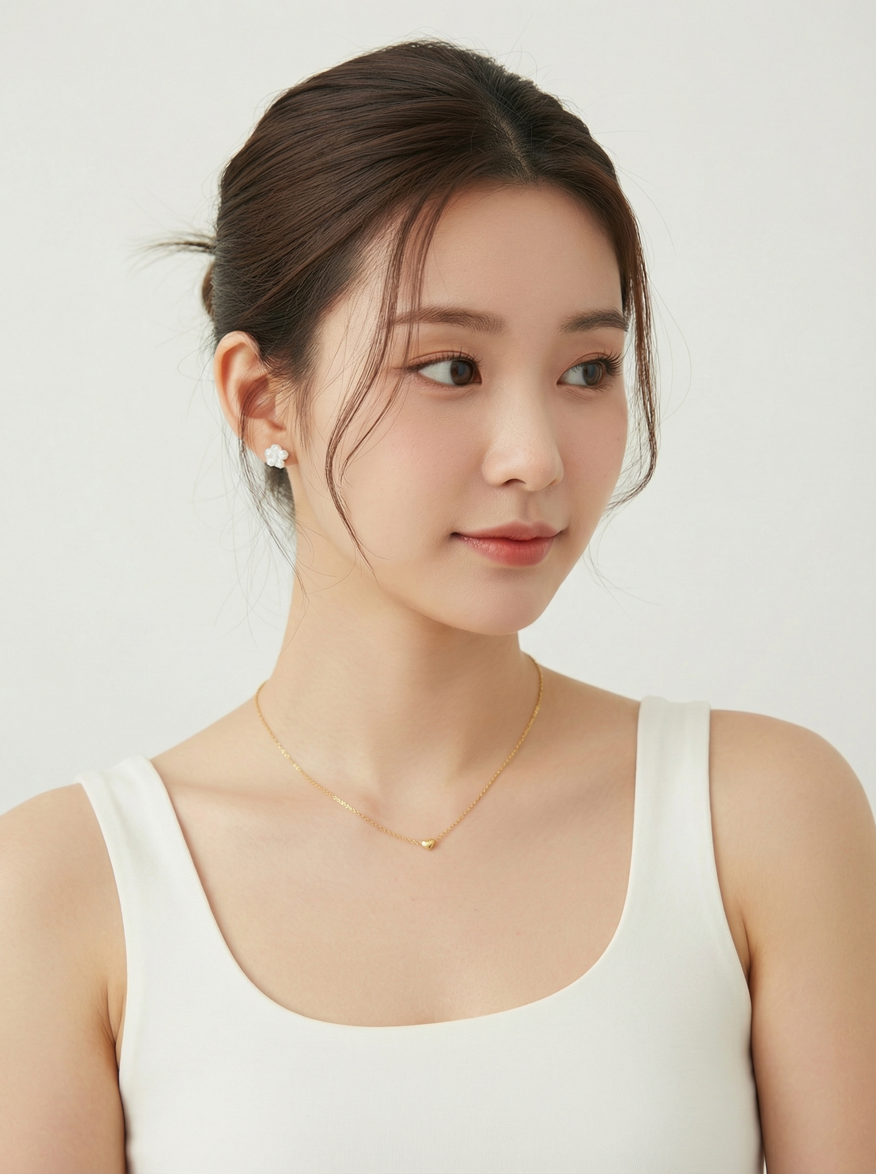 Dây Chuyền Sincera DCHEARTYG01 | Bạc s925 3