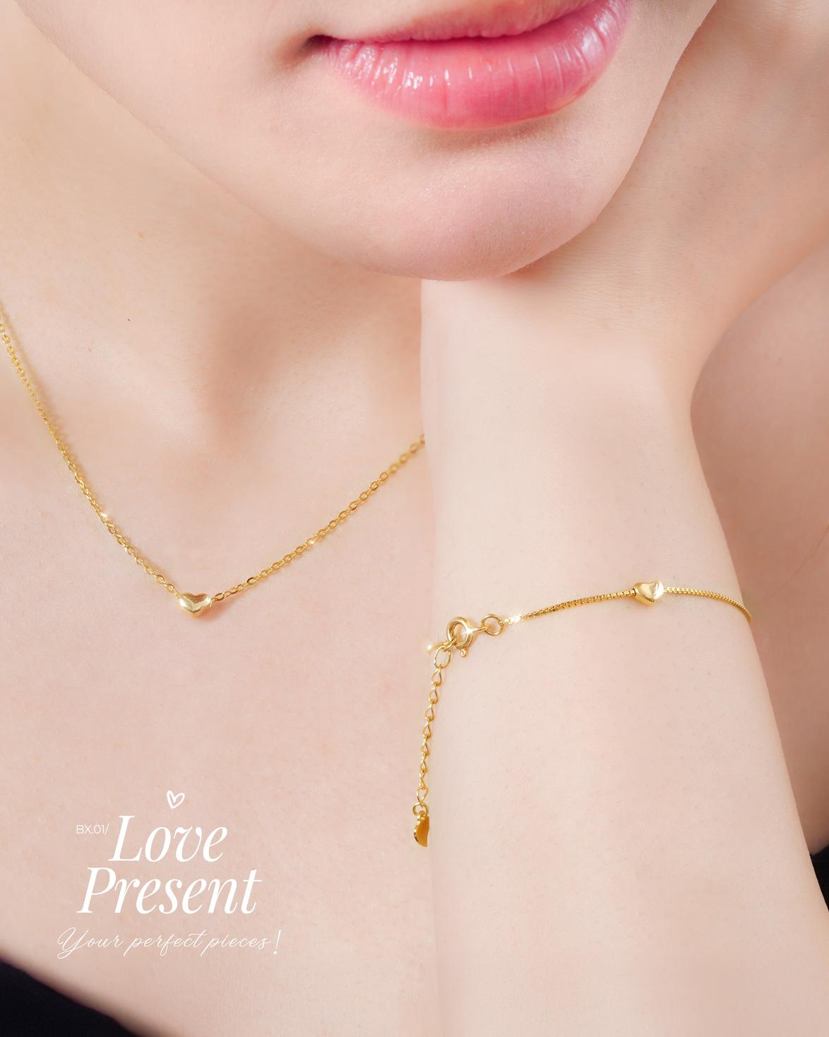 Dây Chuyền Sincera DCHEARTYG01 | Bạc s925 4