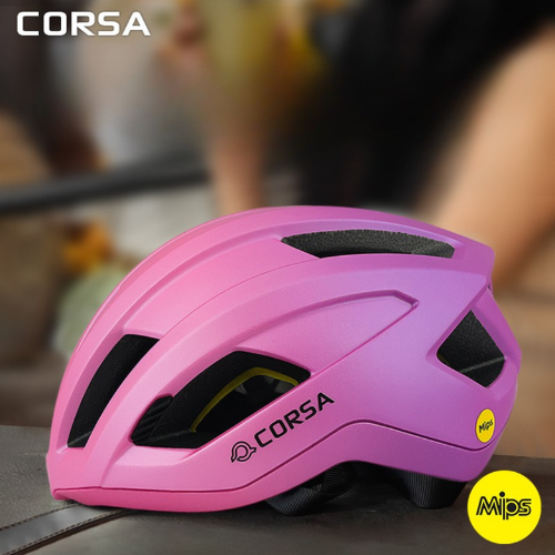 Nón bảo hiểm CORSA MIPS S-440 màu Hồng tím