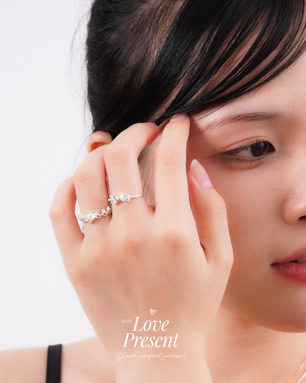 Nhẫn Sincera HEARTY 46N285 | Bạc s925 4