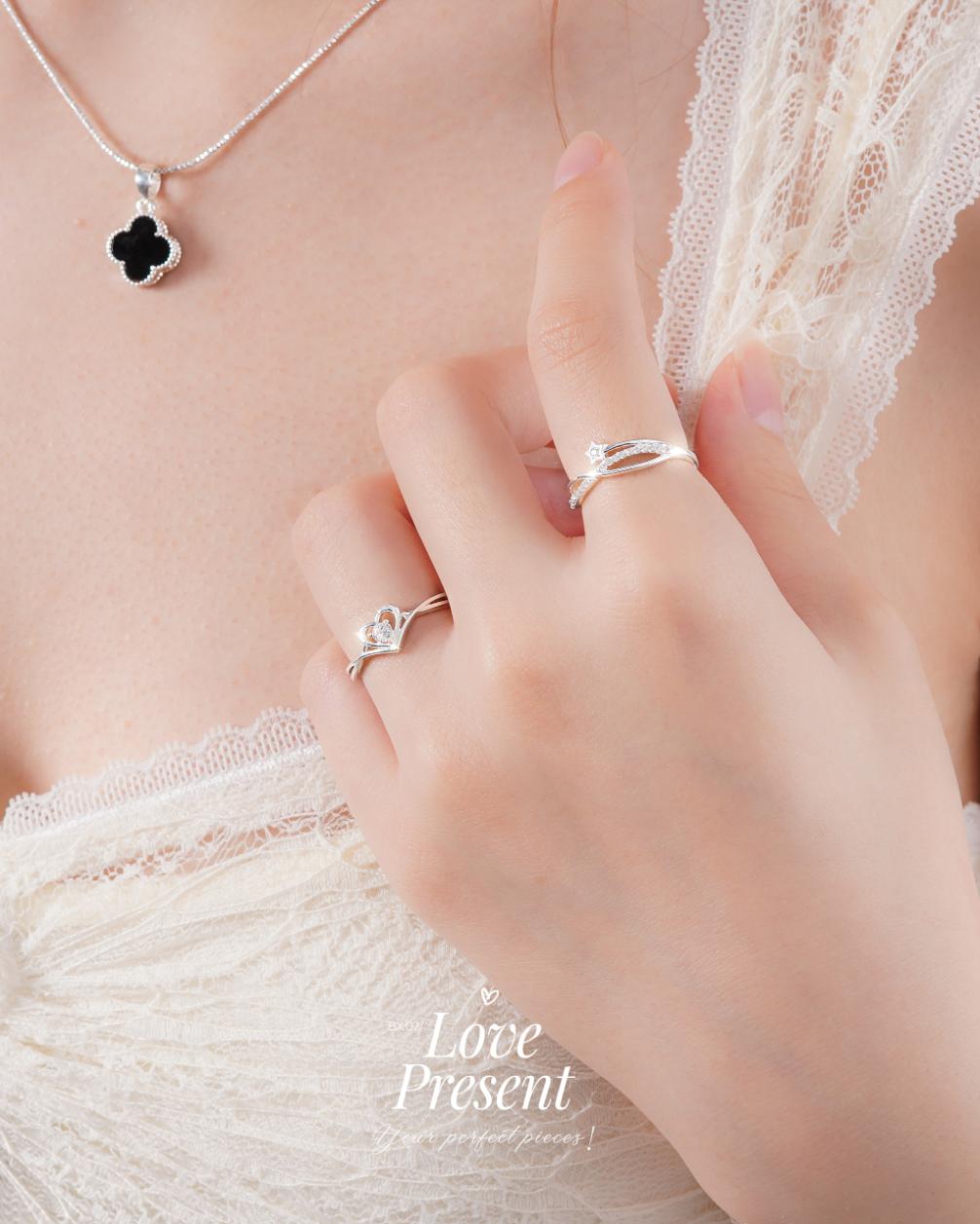 Nhẫn Sincera HEARTY XNN1481 | Bạc s925 3