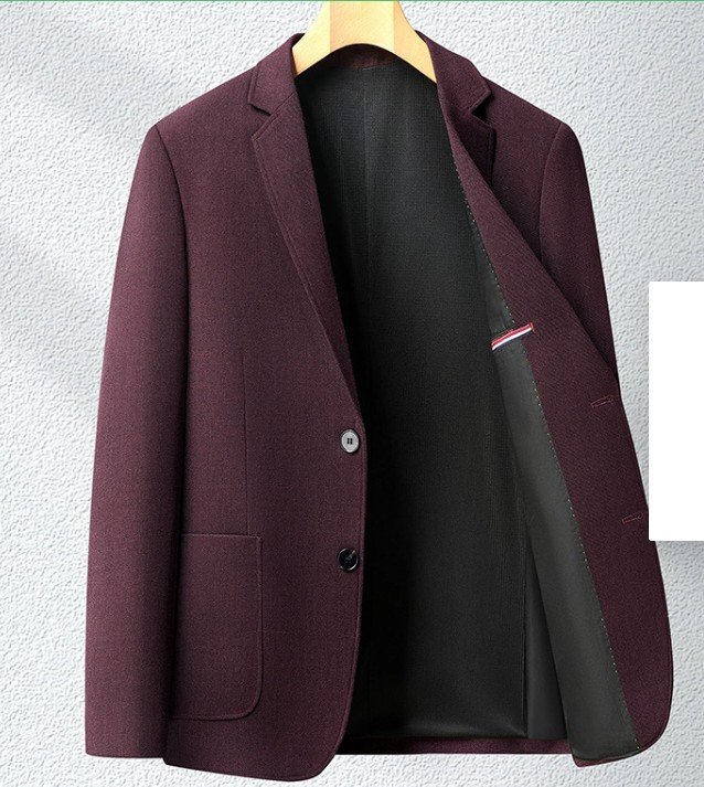 Áo Vest Nam Dệt Kim Co Giãn Không Nhăn Phong Cách Hàn Quốc Màu Đỏ Tía, Xanh Navy, Be, Xám...