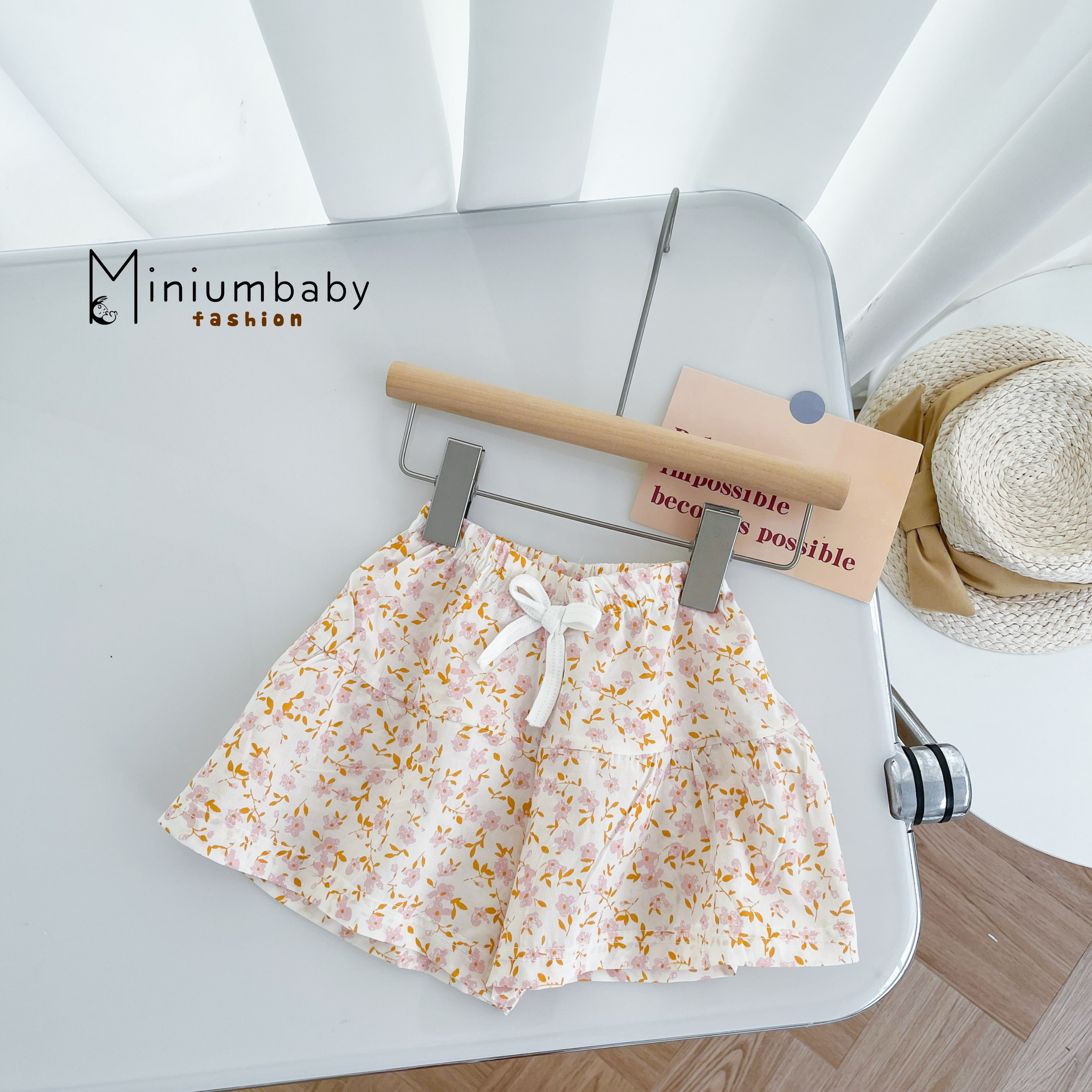 QC1609- Quần váy hoahong