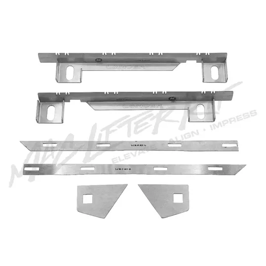 Product image - MITSUBISHI Lancer (9th Gen) – Complete Front Bumper Lifter & Tabs Set