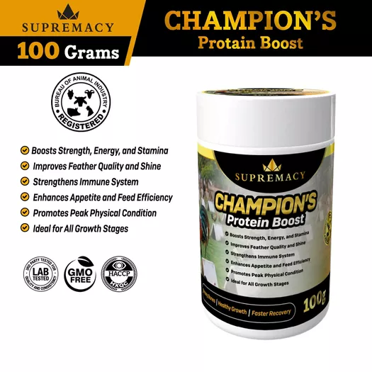 Product image - 100 Grams Supremacy Champion’s Protein Boost – 400g /  Strong Bones • Healthy Growth • Faster Recovery Premium Nutrition for Strength, Recovery & Endurance