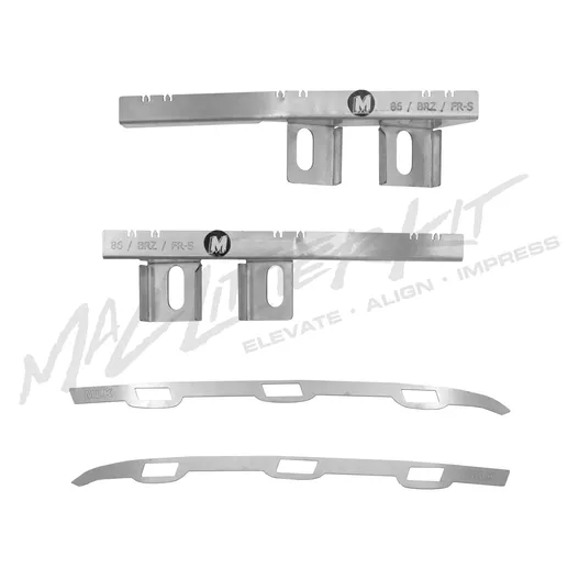 Product image - TOYOTA GT86 (Pre-Facelift/Facelift) – Complete Front Bumper Lifter & Tabs Set
