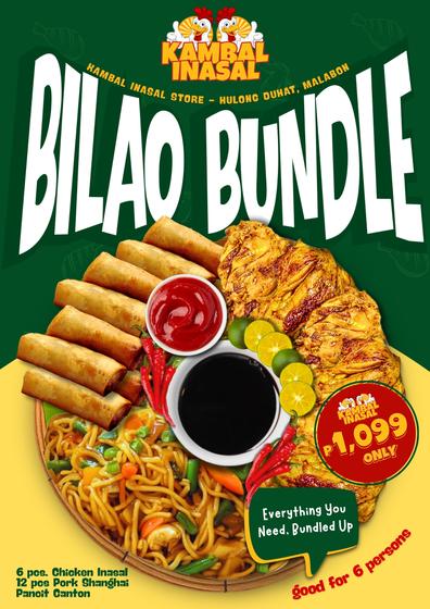 Product image - Bilao Bundle - Chicken Inasal + Pork Shangai + Pancit Canton