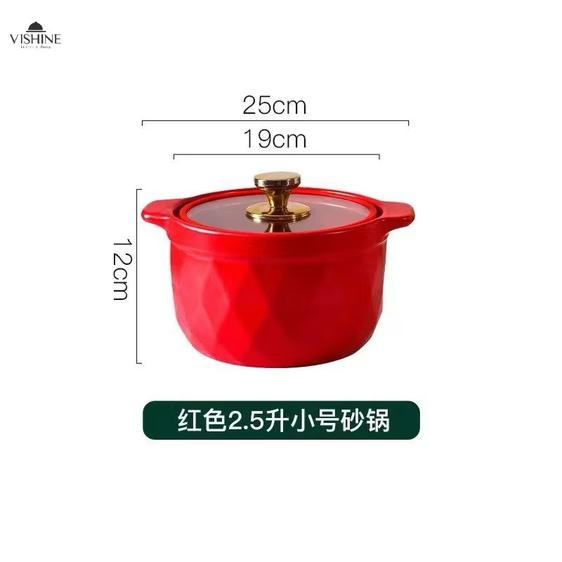 Product image - CERAMIC BINAURAL CASSEROLE VISIBLE GLASS LIT