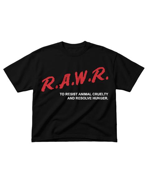 Product image - RAWR (Rescue Adopt Welfare Rehabilitate) - Black T2