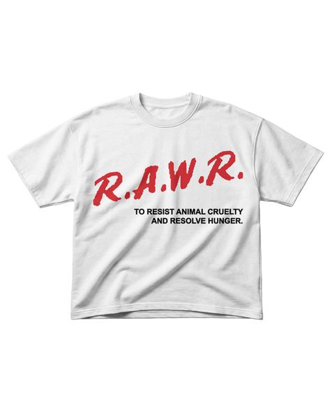 Product image - RAWR (Rescue Adopt Welfare Rehabilitate) White