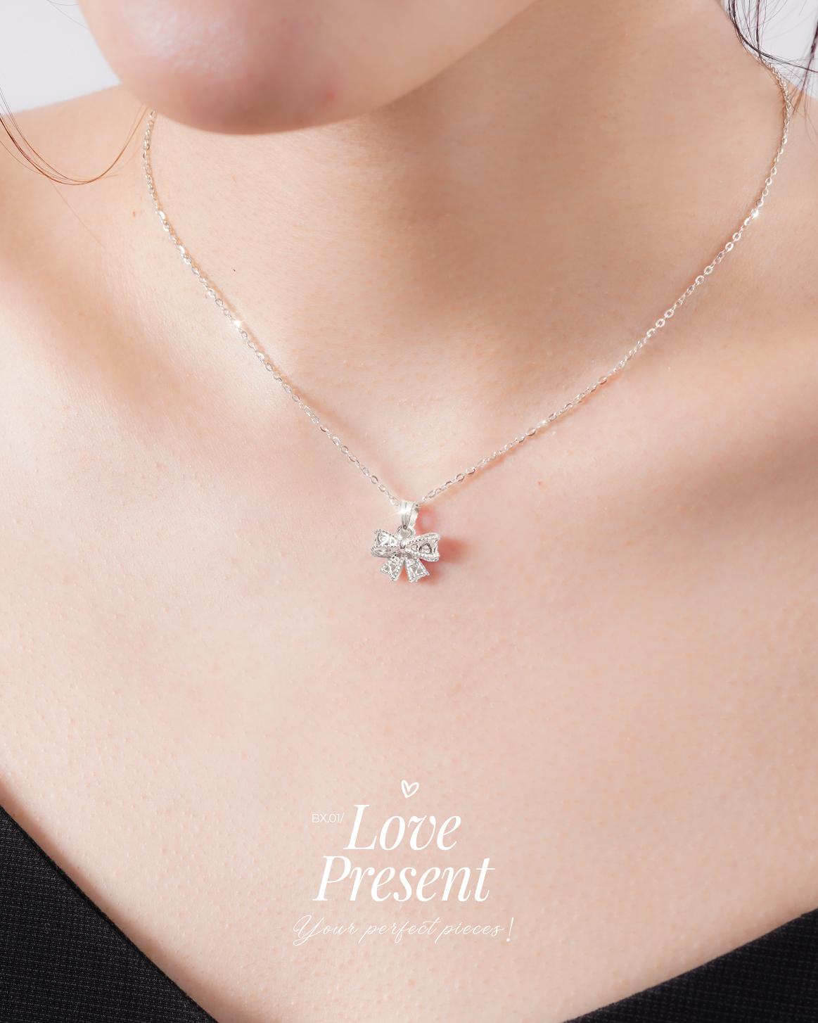 Dây Chuyền Sincera Bowtie 14M189L | Bạc s925 2