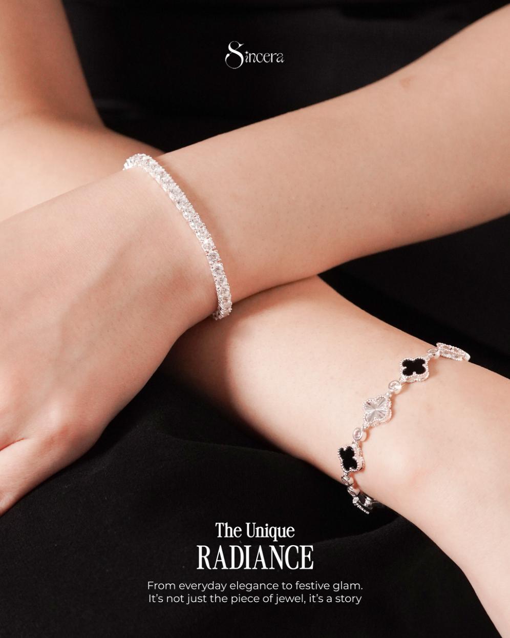Vòng Sincera Tennis Đá Zircon 3.5mm 4