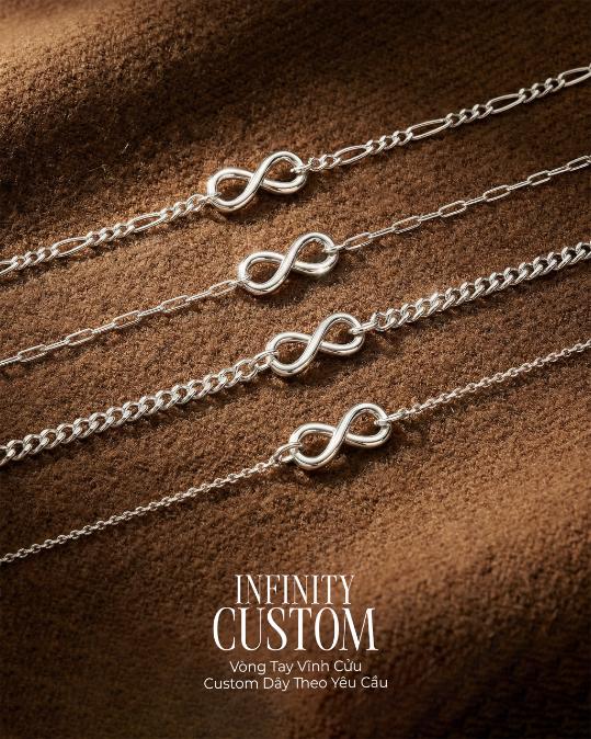Vòng Vĩnh Cửu Không Cần Hàn - Kèm Khóa Vô Cực 2