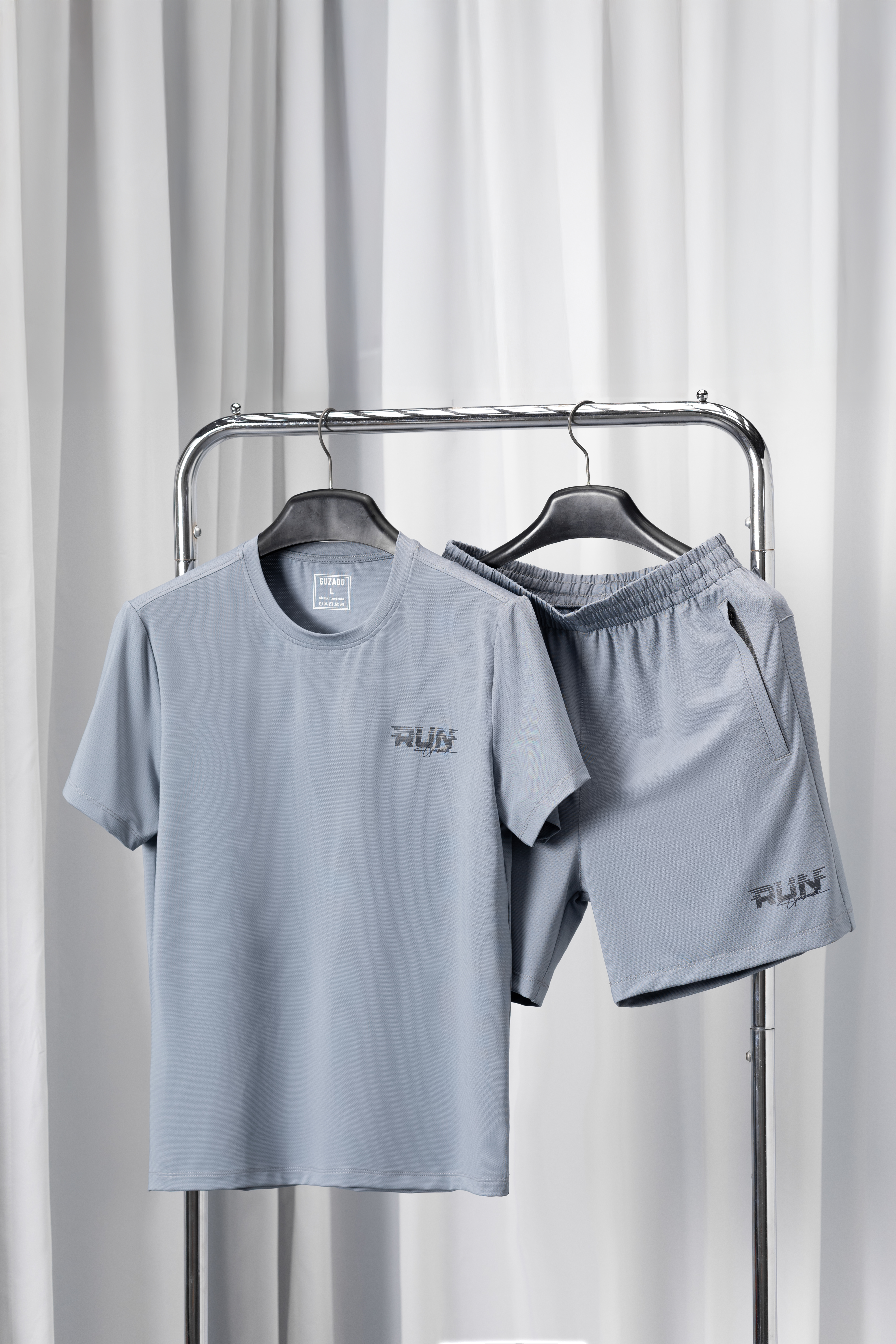 Bộ Thể Thao Nam GUZADO Vải Coolmax Cao Cấp, Mềm Mát da GBT03