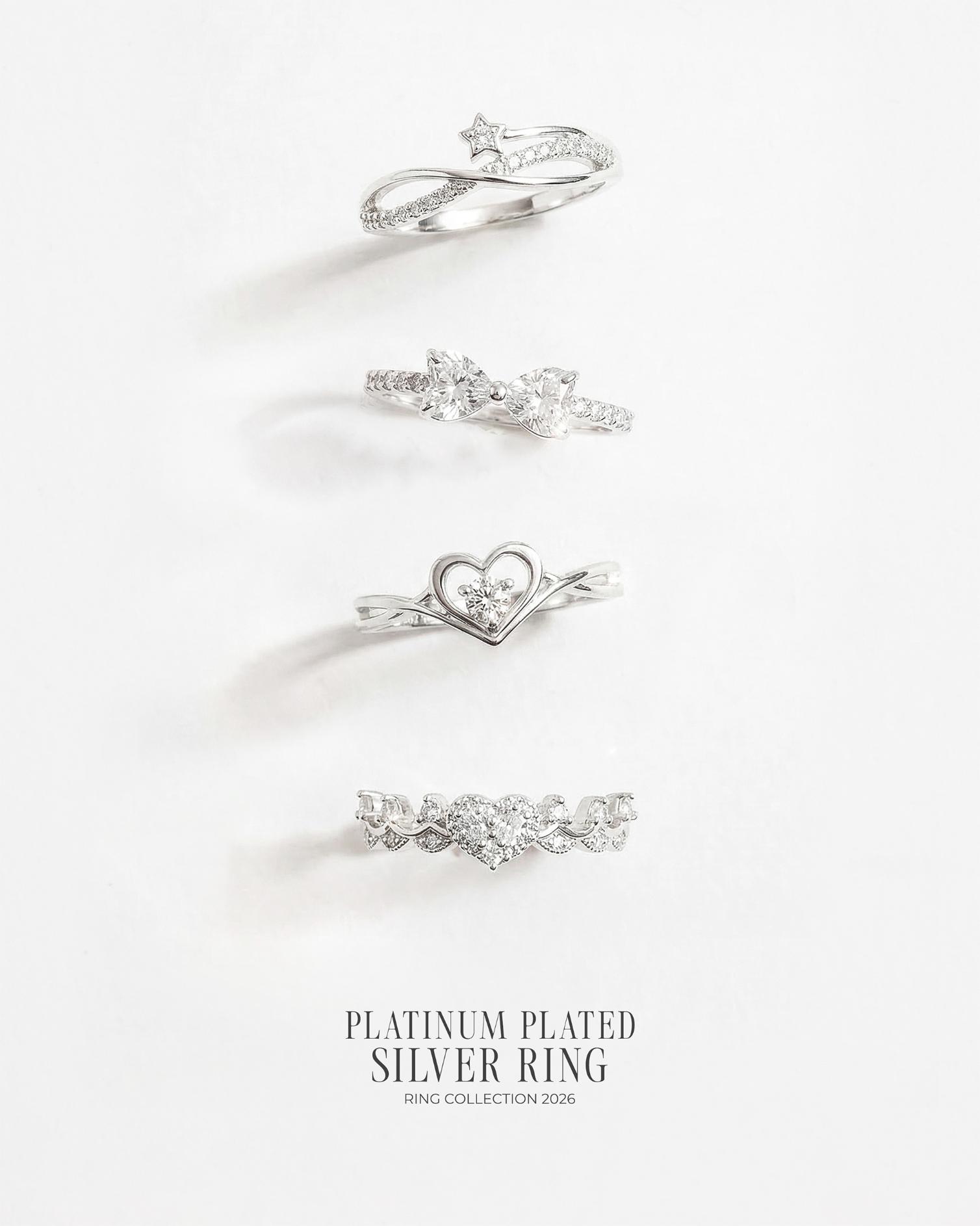 Nhẫn Sincera HEARTY 46N287 | Bạc s925 4