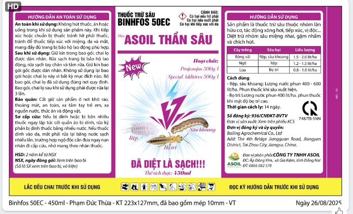 THẦN SÂU 50EC 450ml